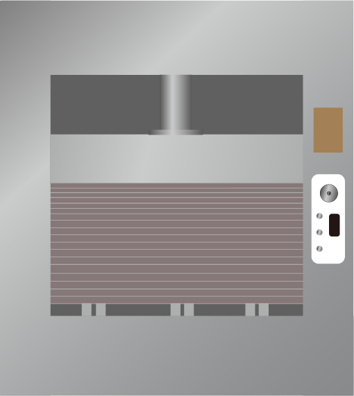 冷壓機(jī)示意圖